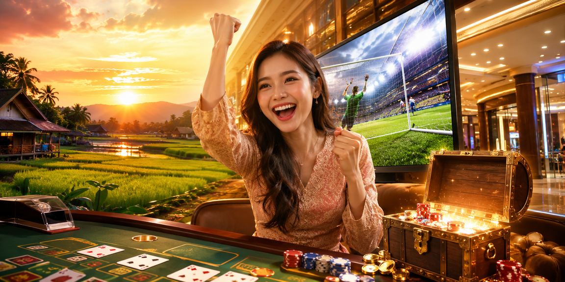 Suasana permainan baccarat bergaya Melayu tradisional di Kedah