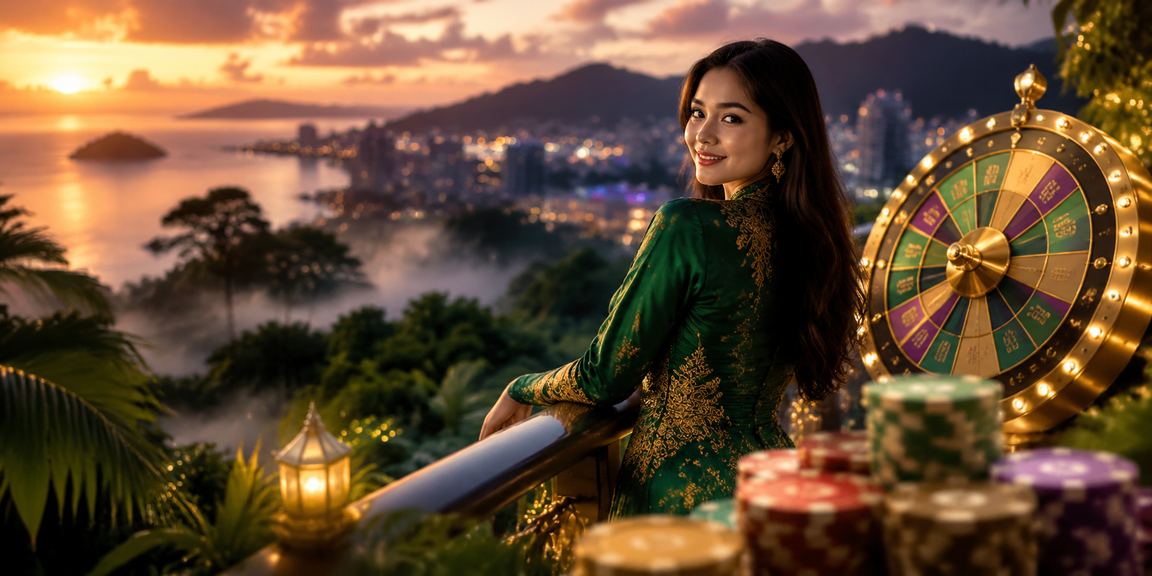 Suasana meriah kasino roulette di Kota Kinabalu sempena perayaan Hari Raya